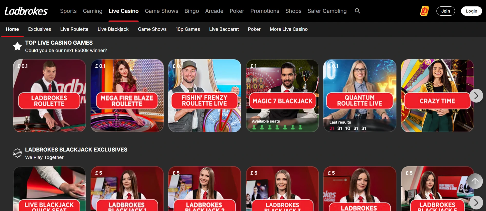 Ladbrokes legaal casino